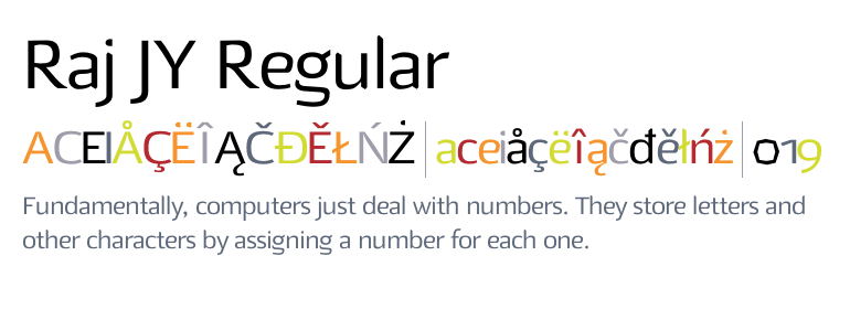 JY Raj Font Family by JY&A | Font Bros