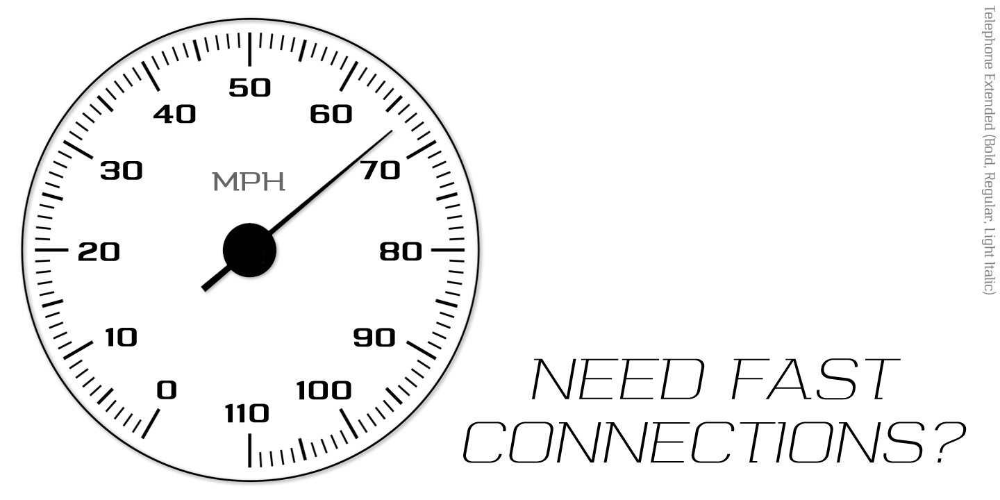 Telephone Extended Font Family by K-Type | Font Bros