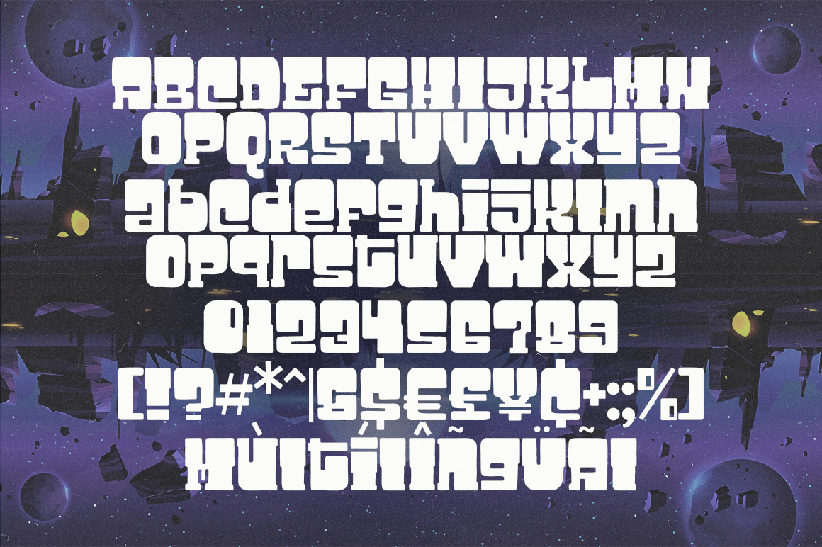 Rocket Space Font Family by Fargun Studio | Font Bros