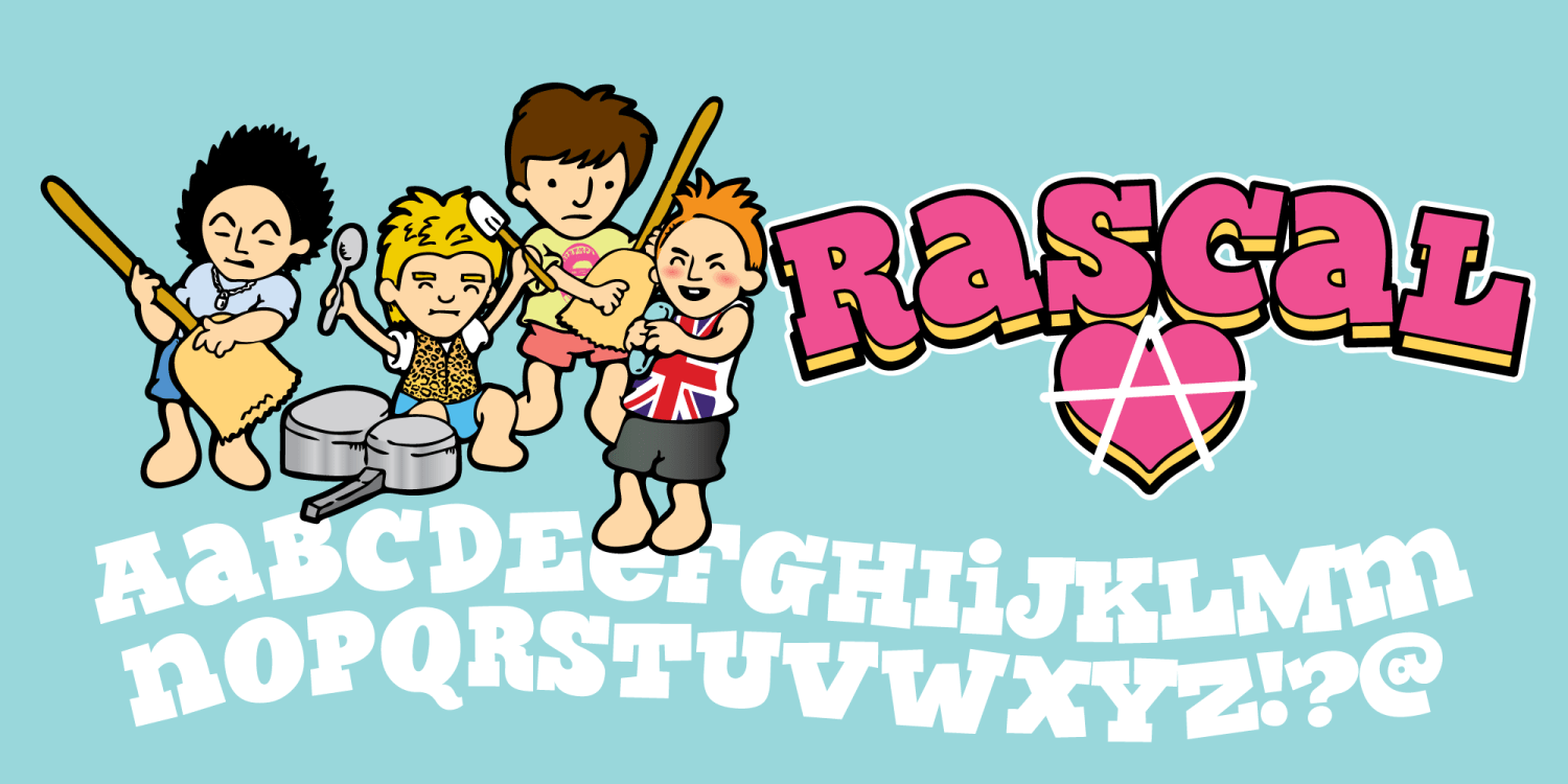 Rascal Font Family by Fontalicious | Font Bros