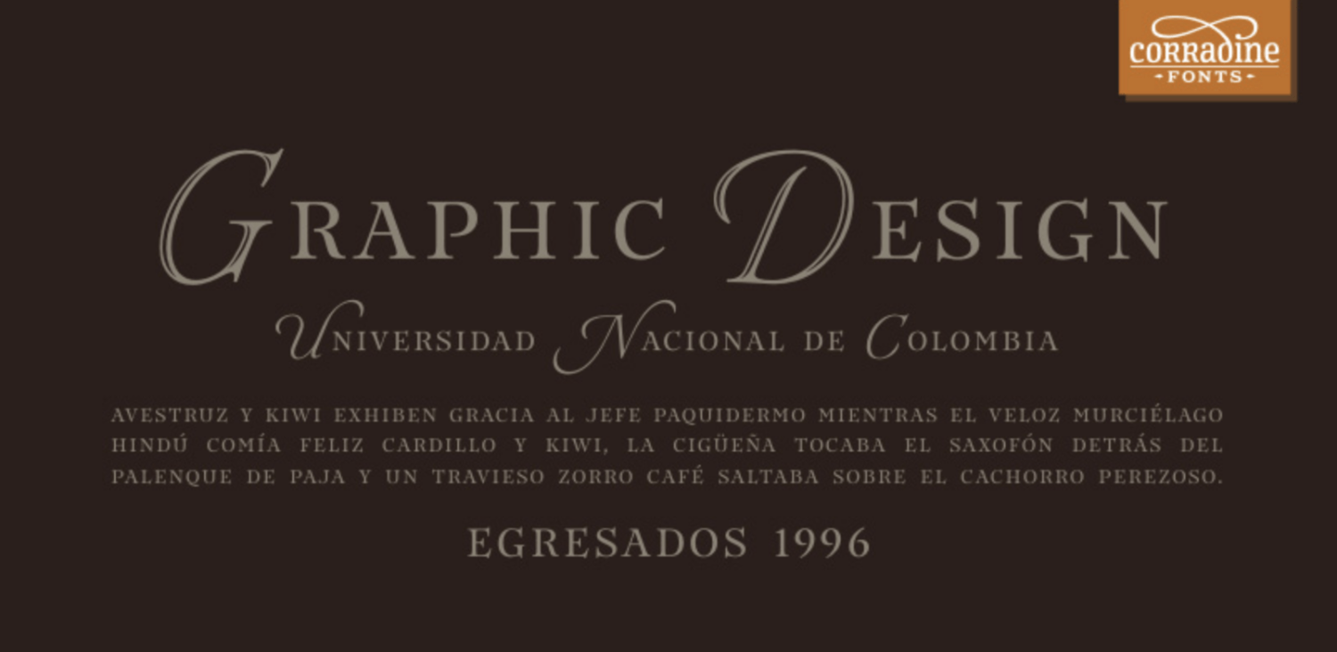 Eterea LC Regular Font Style by Corradine Fonts | Font Bros