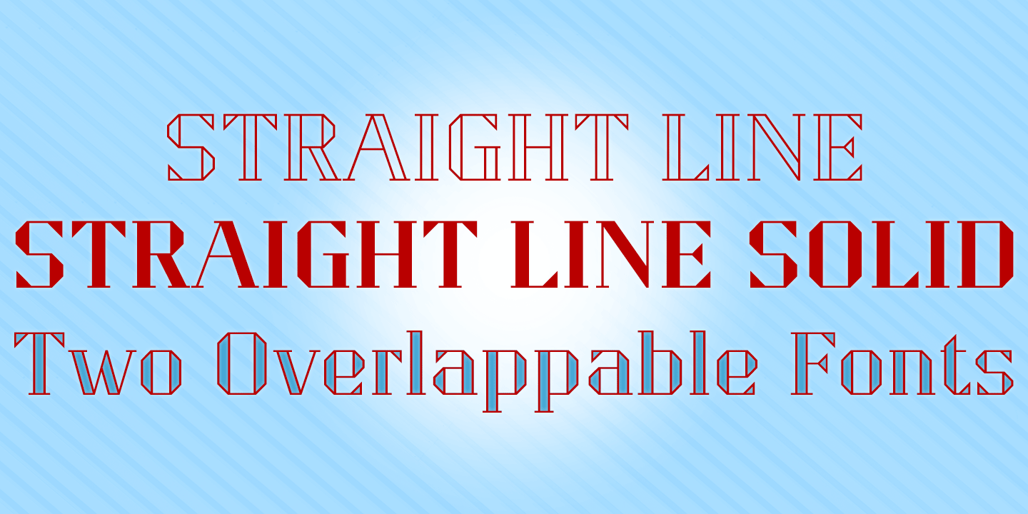 Stright Line Script Straight Line Font Family by K-Type | Font Bros