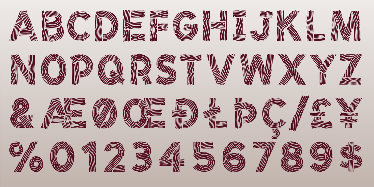 Timber Font Style Timber Font Family by Pelavin Fonts | Font Bros