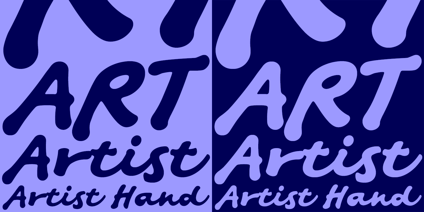 Artist Font Style Artist Hand Font Family by K-Type | Font Bros